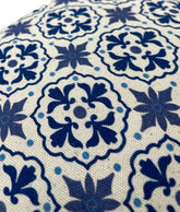 Purse Zippered Multipurpose | Tiles (Blue)
